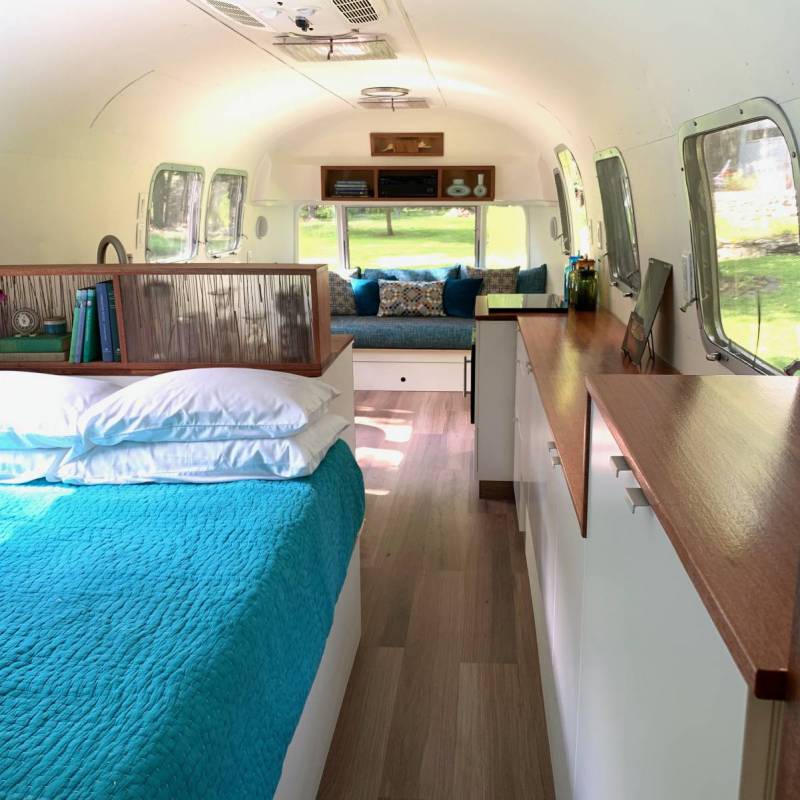 Un couple transforme d'anciennes caravanes Airstream en luxueuse Tiny House !