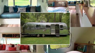 Un couple transforme d'anciennes caravanes Airstream en luxueuse Tiny House !