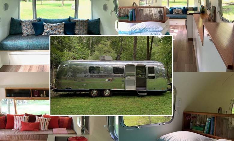 Un couple transforme d'anciennes caravanes Airstream en luxueuse Tiny House !