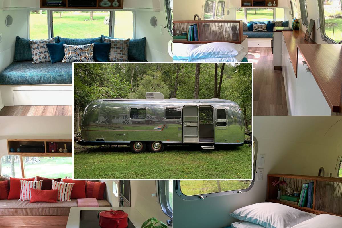 Un couple transforme d'anciennes caravanes Airstream en luxueuse Tiny House !