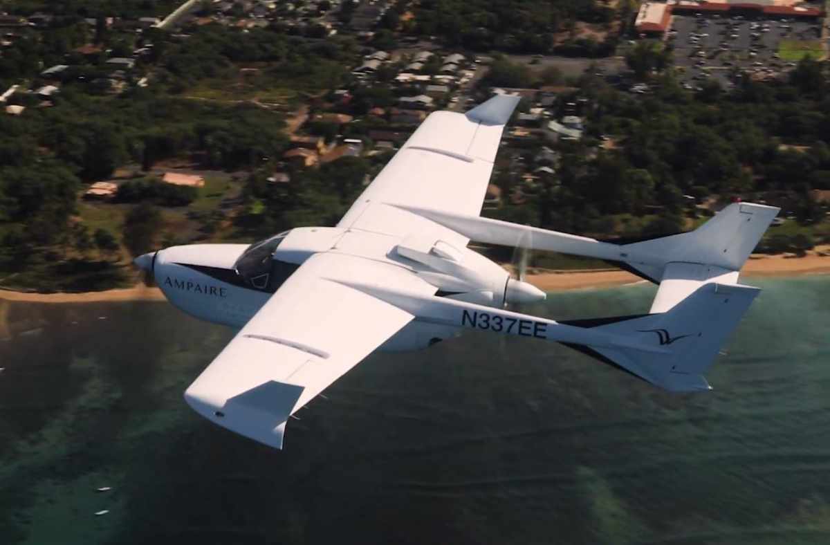 Ampaire : l'avion électrique Electric EEL prend son envol (avec succès) !