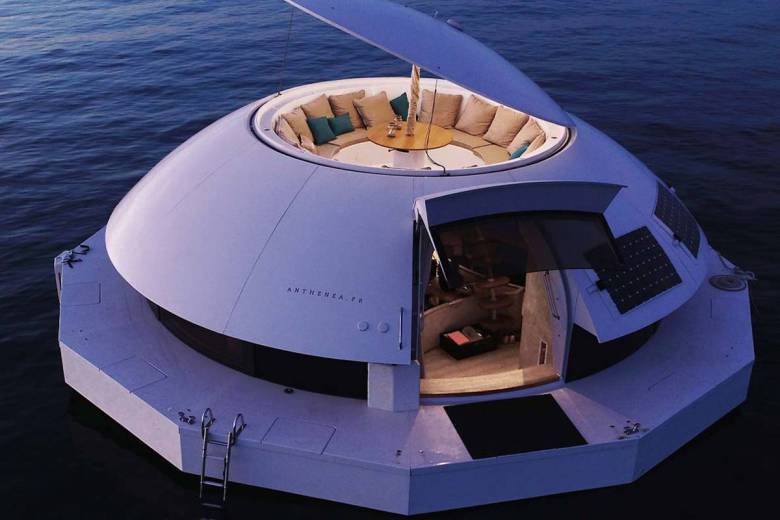 Anthénea : inspirée d'un film de James Bond cette "maison" flottante est juste incroyable !