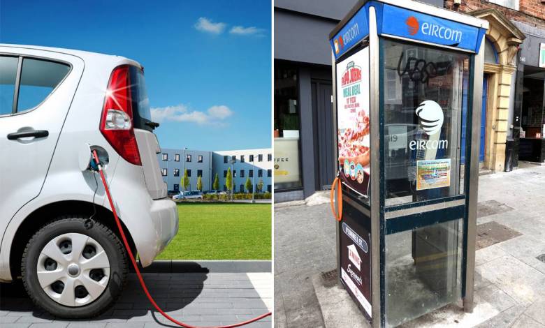 L’Irlande transforme d'anciennes cabines téléphoniques en chargeurs pour véhicules électriques