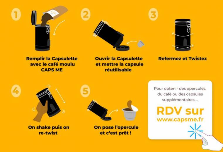 Le rechargeur de capsules de café CAPS ME explose les compteurs sur Ulule en dépassant son objectif de 2200% !