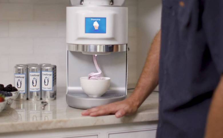 ColdSnap : une machine à dosette pour faire des glaces !