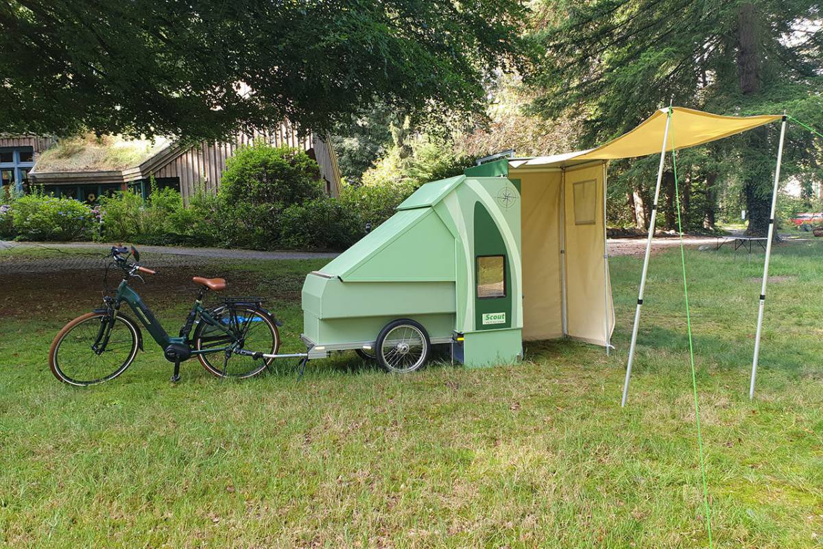 CreaCon Scout : une étonnante remorque caravane pour les vélos