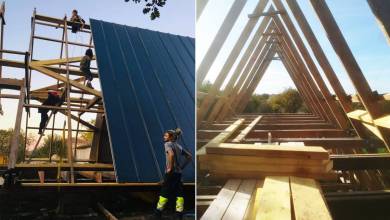 Ribérac : Rachelle et Romain construisent leur propre "Maison en A" pour seulement 42 000 euros