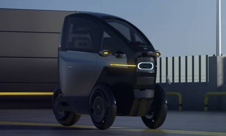Exo One : une voiture électrique à trois roues capable de se faufiler de partout !