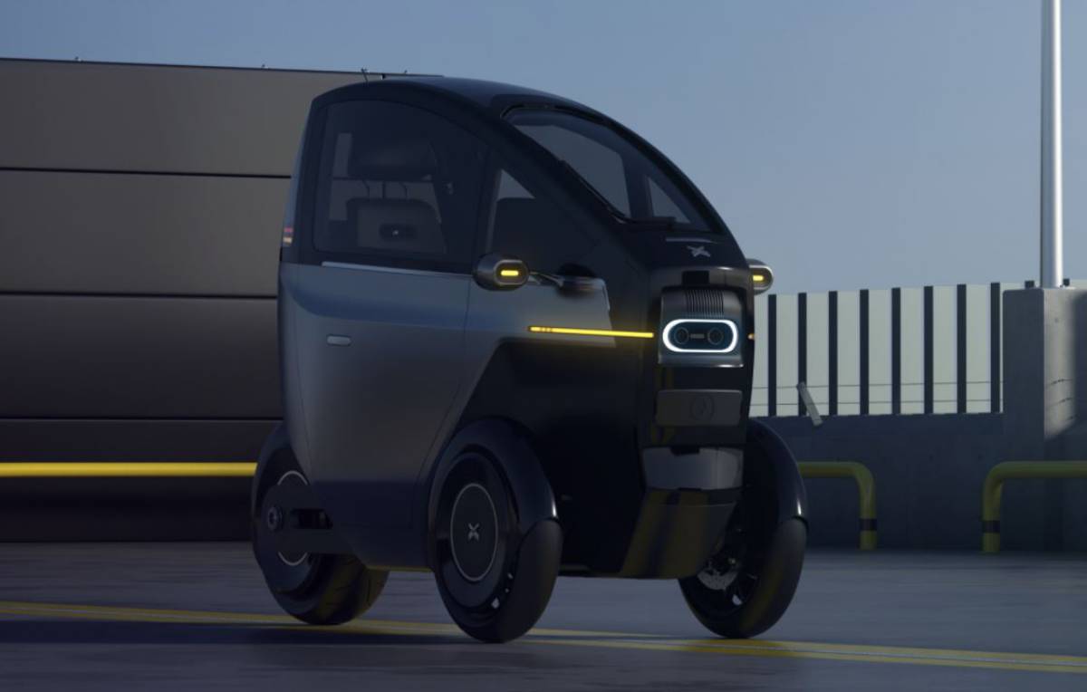 Exo One : une voiture électrique à trois roues capable de se faufiler de partout !