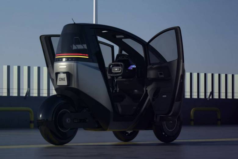 Exo One : une voiture électrique à trois roues capable de se faufiler de partout !