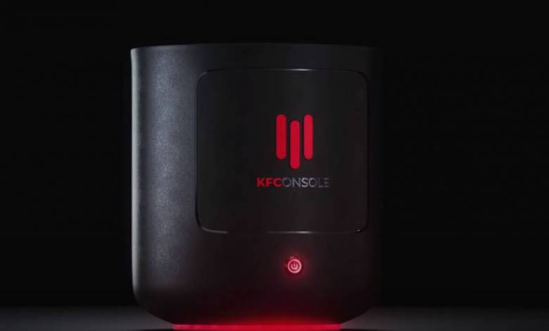 KFConsole : une "vraie" console de jeu vidéo signée KFC (le fast food) !