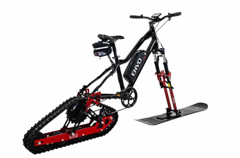 ENVO Electric SnowBike : un étonnant kit pour convertir votre vélo en "motoneige" électrique