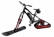 ENVO Electric SnowBike : un étonnant kit pour convertir votre vélo en "motoneige" électrique