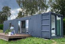 Belgique : il est possible de louer cette micro maison construite avec un conteneur maritime