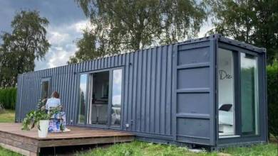 Belgique : il est possible de louer cette micro maison construite avec un conteneur maritime