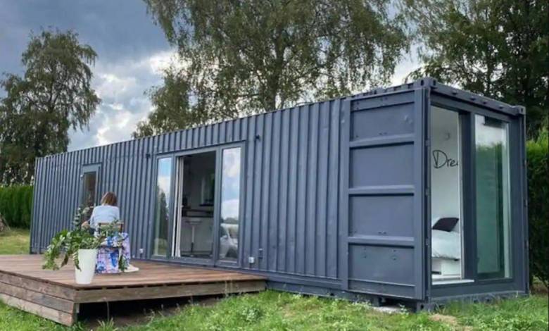 Belgique : il est possible de louer cette micro maison construite avec un conteneur maritime
