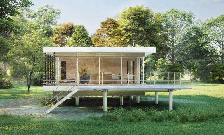 Ôzento, des modules panoramiques sur pilotis pour vivre au plus près de la Nature !
