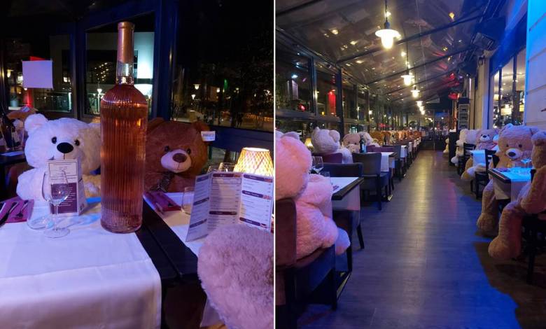 A Serris (77), ce restaurant fait le buzz grâce à des nounours géants en guise de clients !