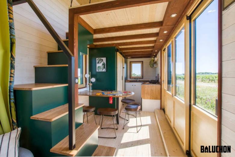 Maine et Loire : Il est possible de louer cette magnifique Tiny-House pour seulement 80€ la nuit