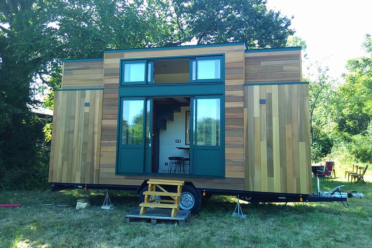 Maine et Loire : Il est possible de louer cette magnifique Tiny-House pour seulement 80€ la nuit