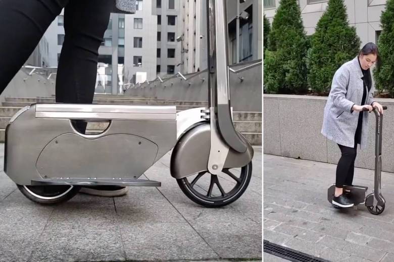 BooZter : cette trottinette électrique pèse moins de 7 kg et rentre dans un sac à dos