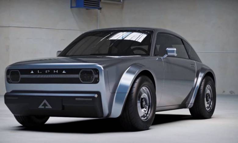 Alpha Motor Ace : un surprenant coupé électrique au look "néo rétro"