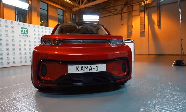 Kama-1, une citadine électrique russe avec 250 km d’autonomie