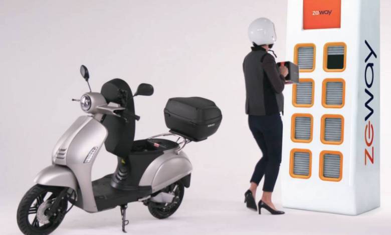 ZEWAY : un service de location de scooter électrique à batterie échangeable à Paris