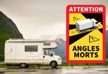 Désormais les campings-cars doivent aussi apposer des autocollants "Angles Morts" !