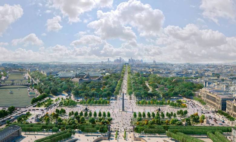 En 2024, les Champs-Elysées se transformeront en jardin à dominance piétonne !