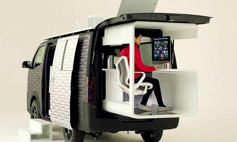 Nissan NV350 Office Pod Concept : un étonnant van optimisé pour le télétravail