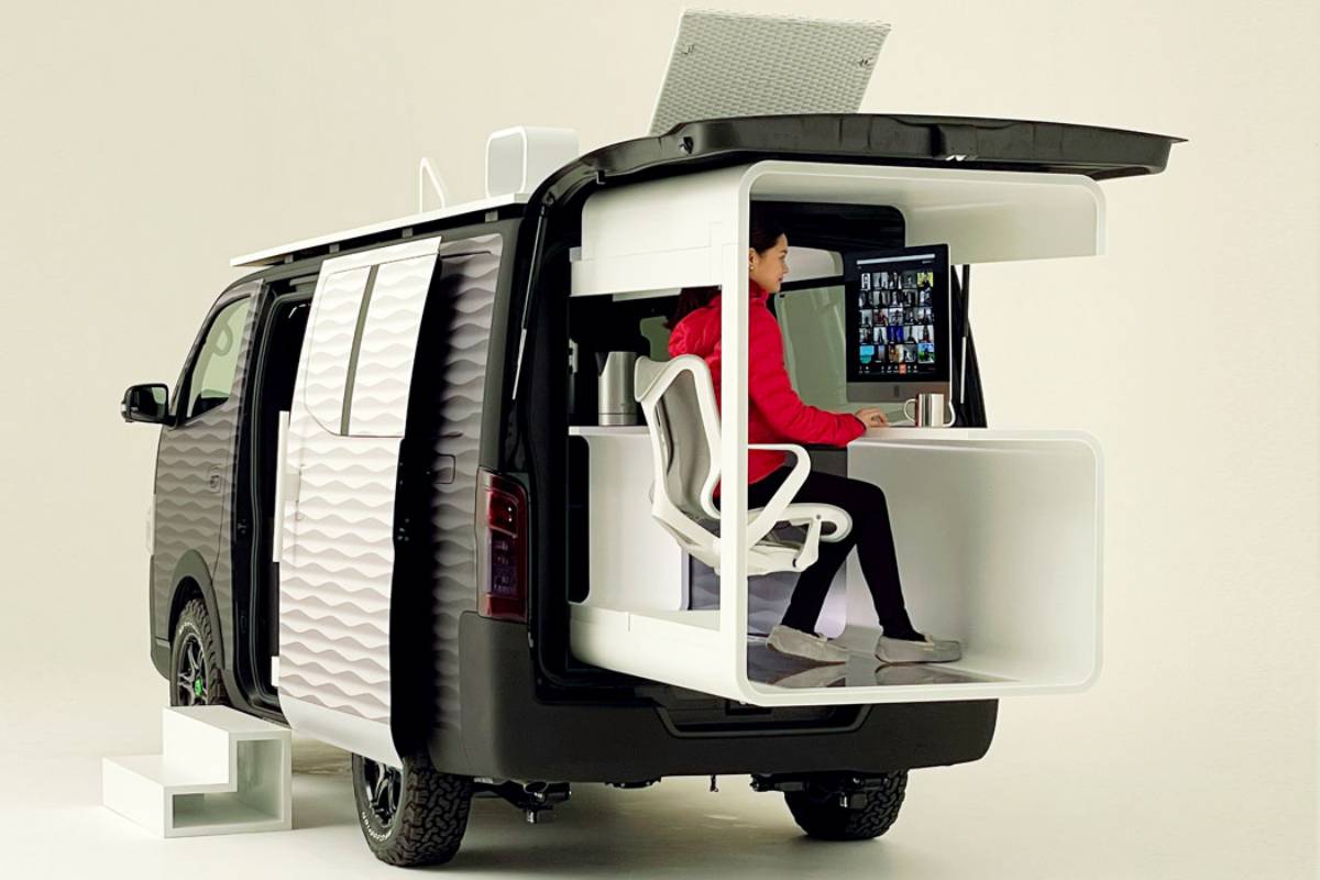 Nissan NV350 Office Pod Concept : un étonnant van optimisé pour le télétravail