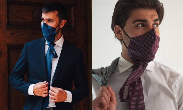 Insolite : la marque de mode italienne Ulturale lance le masque-cravate !