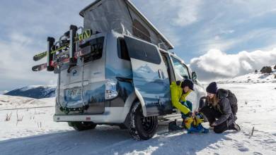 Nissan transforme son van e-NV200 en camping-car électrique pour les sports d'hiver !