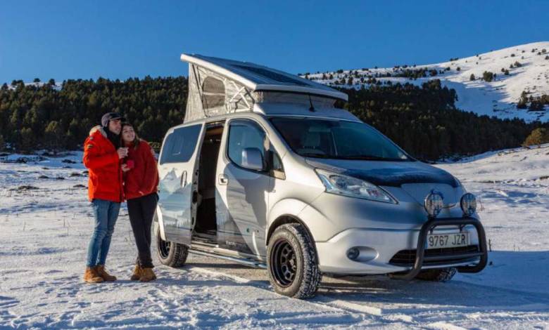 Nissan e-NV200 Winter Camper : un splendide concept de camping-car électrique pensé pour les aventuriers
