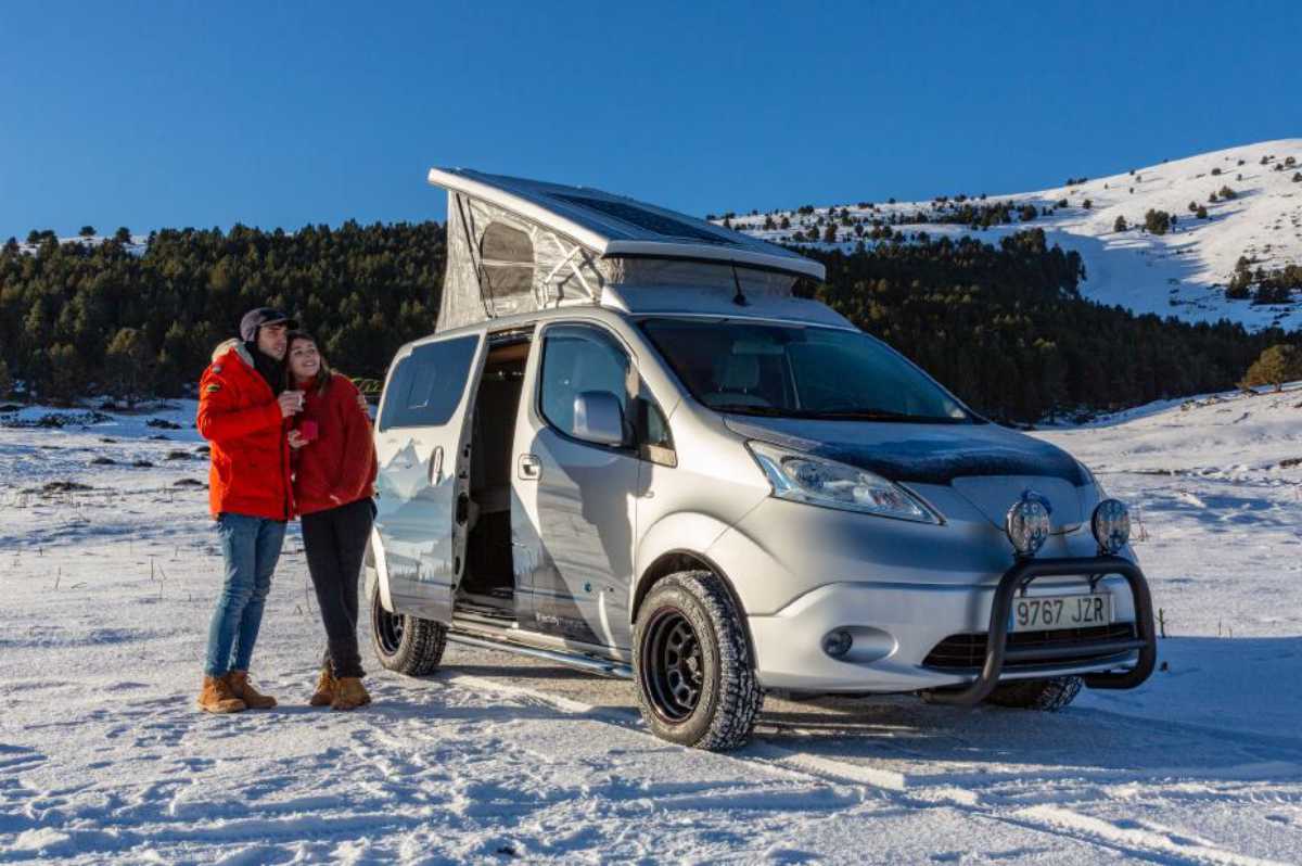 Nissan e-NV200 Winter Camper : un splendide concept de camping-car électrique pensé pour les aventuriers