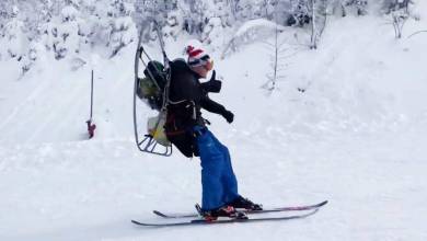 Lorraine : ils inventent un ski à moteur pour pouvoir skier malgré la fermeture des remontées mécanique !