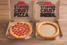 Pizza Hut lance une pizza sans garniture avec juste une "couronne" de croûte !