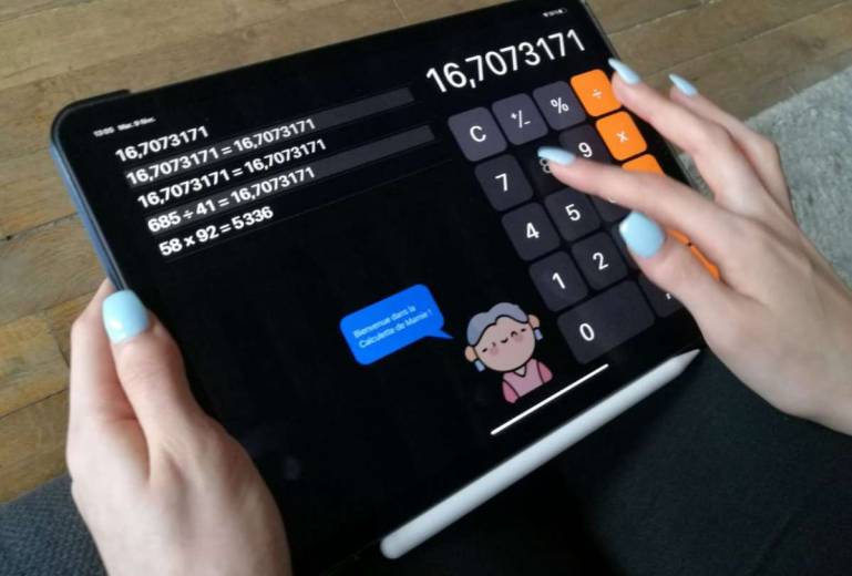 Indisponible sur iPad, il code pour sa maman une calculatrice sans pub et sans tracking (gratuite sur iOS) !