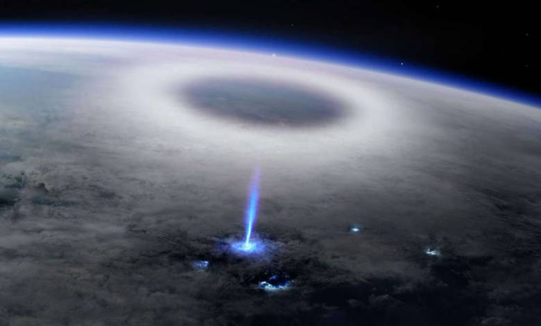 Observé depuis la Station spatiale internationale un mystérieux jet bleu met les scientifiques en émoi !