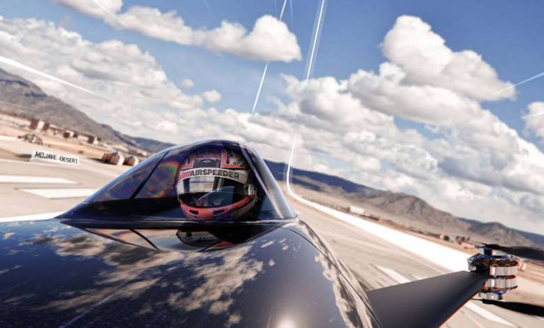 Airspeeder : les pilotes des voitures volantes seront protégés par des "champs de force virtuels" pendant les courses