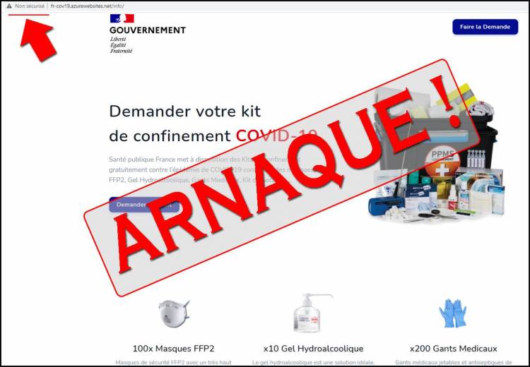 Non, Santé Publique France ne propose aucun "Kit de confinement" gratuit !