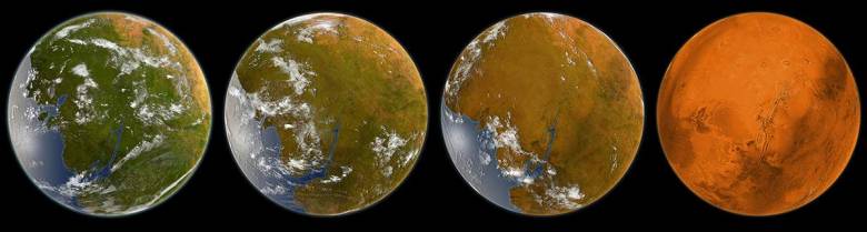 Les océans disparus de Mars pourraient être piégés dans la croute de la planète