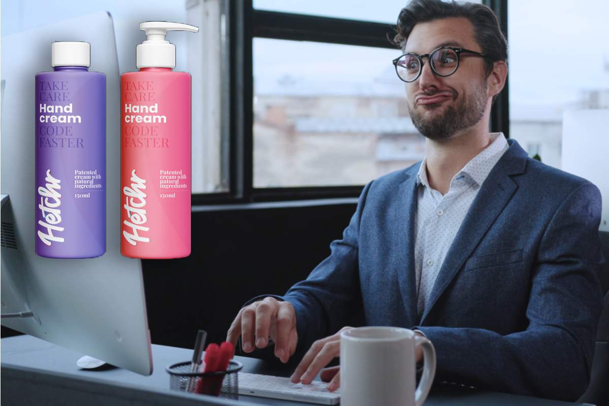 Hetchr, une start-up lyonnaise lance une crème pour les mains qui permet de coder deux fois plus vite !