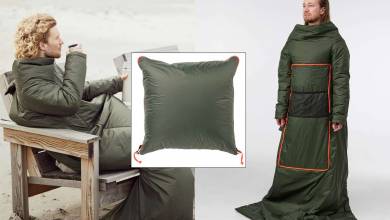 IKEA dévoile un manteau qui se transforme en couverture ou en coussin... Selon vos besoins !
