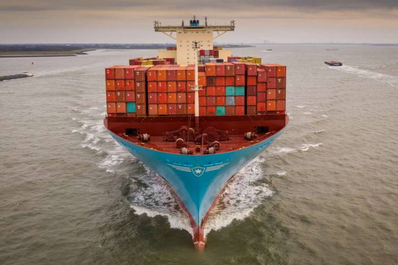 Le transporteur Maersk présente son premier porte-conteneur non polluant... En mer dès 2023