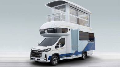 Le constructeur chinois SAIC Maxus dévoile un étonnant camping-car... avec terrasse ascenseur !