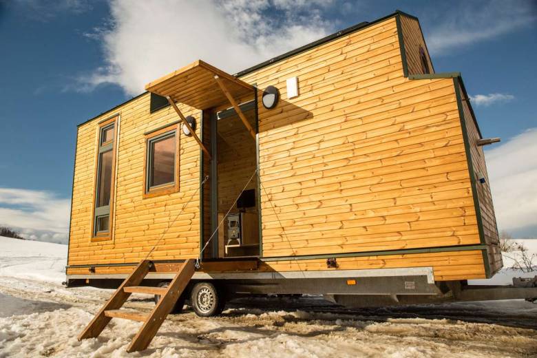 Une tiny-house Low Tech et 100% écologique à découvrir en Bretagne !