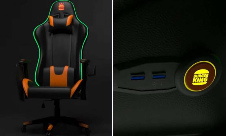 The King's Throne : Burger King dévoile un fauteuil gamer massant muni d'un bouton pour se faire livrer des burgers