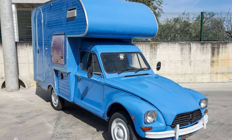 Un camping-car Citroën Acadiane d'une rareté exceptionnelle vient d'être vendu aux enchères !